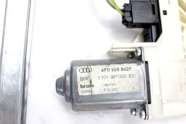 MEHANIZEM DVIGA ZADNJIH STEKEL  OEM N. 4F0959802F ORIGINAL REZERVNI DEL AUDI A6 C6 4F2 4FH 4F5 BER/SW/ALLROAD (07/2004 - 10/2008) DIESEL LETNIK 2008