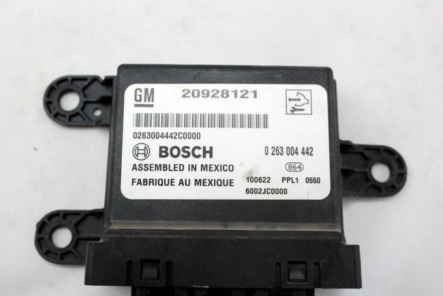 ECU PARKIRNI SENZORJI OEM N. 20928121 ORIGINAL REZERVNI DEL OPEL INSIGNIA A G09 (2008 - 2017)DIESEL LETNIK 2010