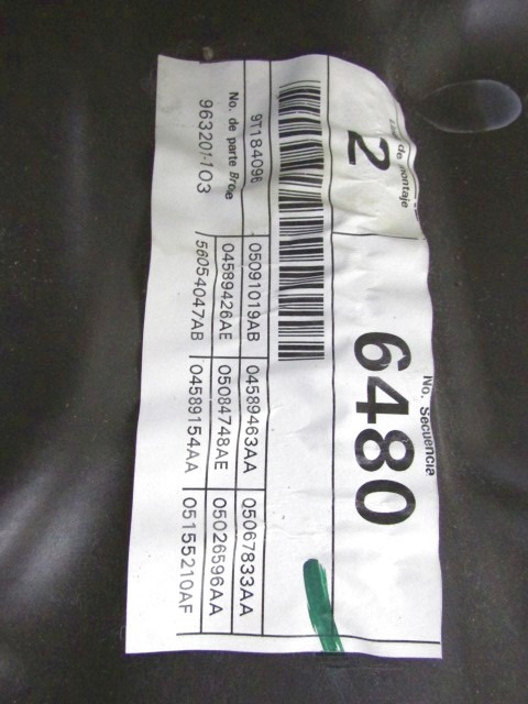 MEHANIZEM DVIGA SPREDNJIH STEKEL  OEM N. 04589463AA ORIGINAL REZERVNI DEL DODGE JOURNEY (2008 - 2011) DIESEL LETNIK 2008