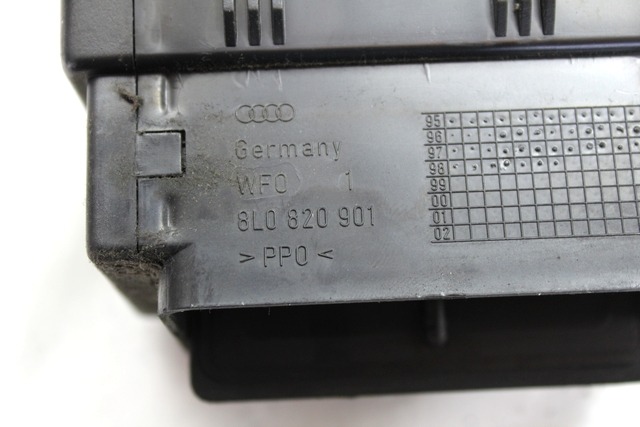 ODVOD ZRAKA OEM N. 8L0820901 ORIGINAL REZERVNI DEL AUDI A3 MK1 8L 8L1 3P/5P (1996 - 2000) DIESEL LETNIK 1999