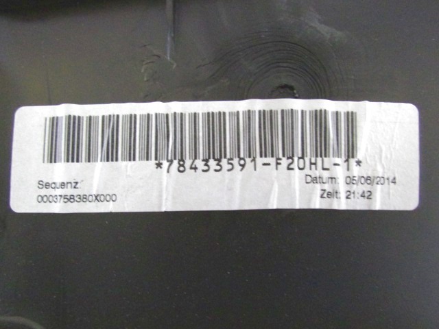 VRATNI PANEL OEM N. PNPSTBWSR1F20BR5P ORIGINAL REZERVNI DEL BMW SERIE 1 BER/COUPE F20/F21 (2011 - 2015) DIESEL LETNIK 2011