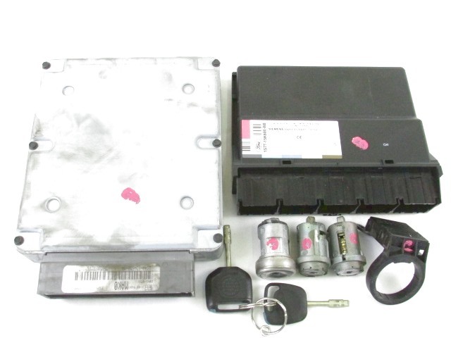 KOMPLET ODKLEPANJE IN VZIG  OEM N. 9900 KIT ACCENSIONE AVVIAMENTO ORIGINAL REZERVNI DEL FORD FOCUS DAW DBW DNW MK1 R BER/SW (2001-2005) DIESEL LETNIK 2002