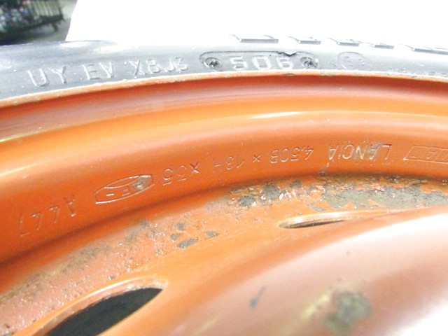 MALO REZERVNO KOLO OEM N. 824422820 ORIGINAL REZERVNI DEL FIAT PUNTO 176 MK1/MK1 CABRIO (1993 - 08/1999) BENZINA LETNIK 1998