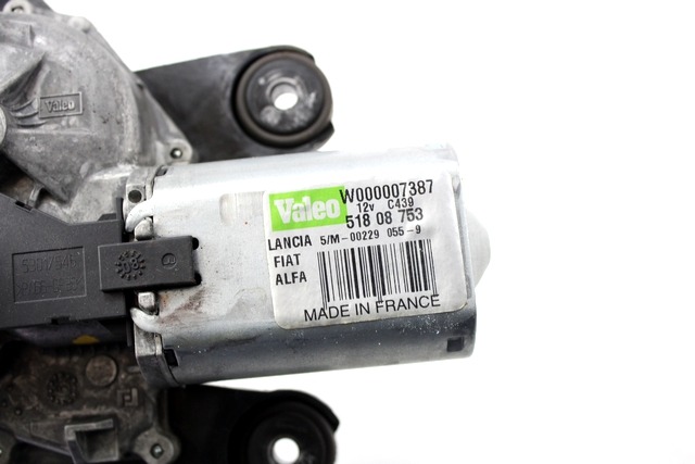 MOTORCEK ZADNJEGA BRISALCA OEM N. 51808753 ORIGINAL REZERVNI DEL LANCIA DELTA 844 MK3 (2008 - 2014) DIESEL LETNIK 2009