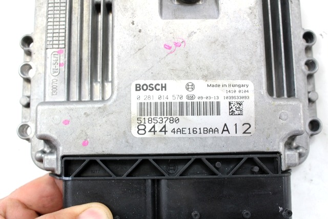 KOMPLET ODKLEPANJE IN VZIG  OEM N. 51853780 ORIGINAL REZERVNI DEL LANCIA DELTA 844 MK3 (2008 - 2014) DIESEL LETNIK 2009