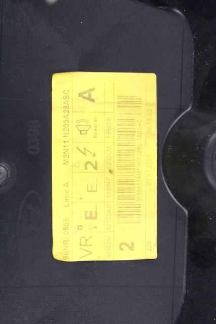 MEHANIZEM DVIGA SPREDNJIH STEKEL  OEM N. 1554229 ORIGINAL REZERVNI DEL FORD FUSION JU (2002 - 02/2006) DIESEL LETNIK 2004