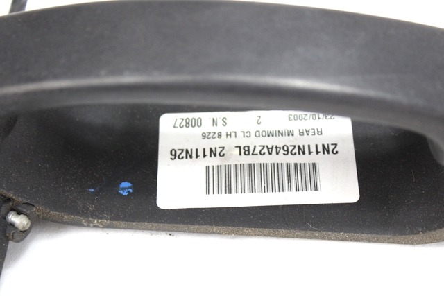 ZUNANJA KLJUKA ZADNJA LEVA VRATA OEM N. 1521631 ORIGINAL REZERVNI DEL FORD FUSION JU (2002 - 02/2006) DIESEL LETNIK 2004