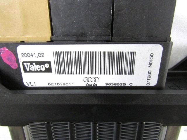 HLADILNIK ZA GRETJE OEM N. 8E1819011 ORIGINAL REZERVNI DEL AUDI A4 B7 8EC 8ED 8HE BER/SW/CABRIO (2004 - 2007) DIESEL LETNIK 2007