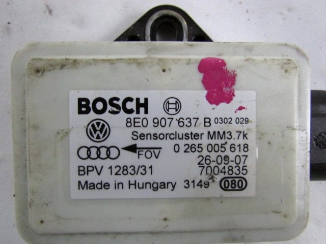 ESP OEM N. 8E0907637B ORIGINAL REZERVNI DEL AUDI A4 B7 8EC 8ED 8HE BER/SW/CABRIO (2004 - 2007) DIESEL LETNIK 2007