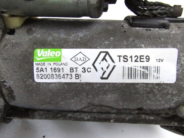 ZAGANJAC MOTORJA  OEM N. 8200836473B ORIGINAL REZERVNI DEL RENAULT CLIO BR0//1 CR0/1 KR0/1 MK3 R (05/2009 - 2013) DIESEL LETNIK 2011