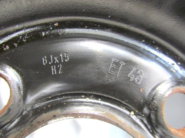 REZERVNO KOLO OEM N. 34745 RUOTA DI SCORTA NORMALE ORIGINAL REZERVNI DEL RENAULT CLIO BR0//1 CR0/1 KR0/1 MK3 R (05/2009 - 2013) DIESEL LETNIK 2011