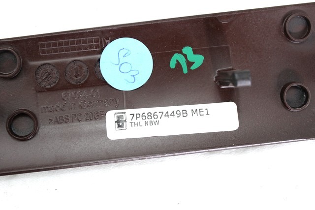 OKRASNE LETVICE VRAT  OEM N. 7P6867449B ORIGINAL REZERVNI DEL VOLKSWAGEN TOUAREG 7P5 7P6 MK2 (2010 - 2018)DIESEL LETNIK 2010