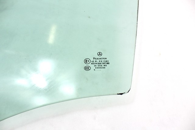 STEKLO SPREDNJIH LEVIH VRAT OEM N. A1697250110 ORIGINAL REZERVNI DEL MERCEDES CLASSE A W169 5P C169 3P R (05/2008 - 2012) BENZINA LETNIK 2010