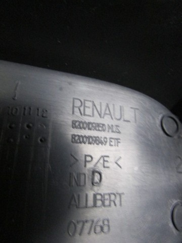 ZADNJI PRIKLJUCEK TUNELA  OEM N. 8200109850 ORIGINAL REZERVNI DEL RENAULT CLIO BB CB MK2 R / CLIO STORIA (05/2001 - 2012) DIESEL LETNIK 2003