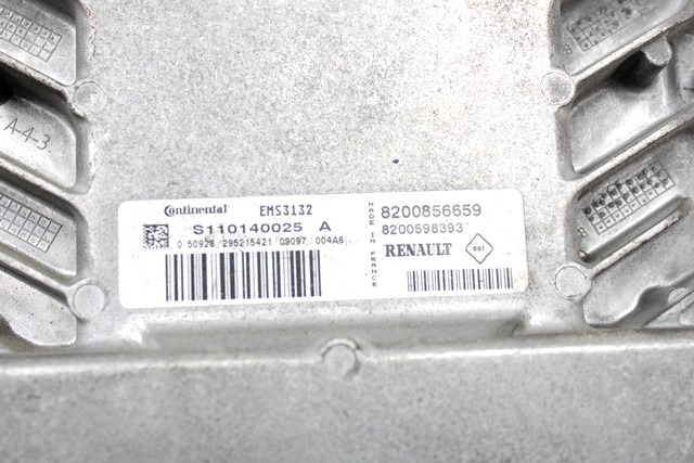KOMPLET ODKLEPANJE IN VZIG  OEM N. 27576 KIT ACCENSIONE AVVIAMENTO ORIGINAL REZERVNI DEL DACIA SANDERO MK1 (2008 - 2012) BENZINA/GPL LETNIK 2009