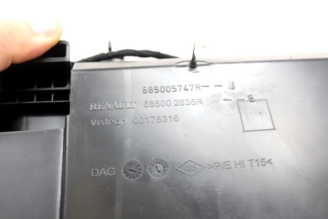PREDAL ZA DOKUMENTE OEM N. 685002635R ORIGINAL REZERVNI DEL RENAULT KADJAR HA HL (2015 - 2018)DIESEL LETNIK 2018