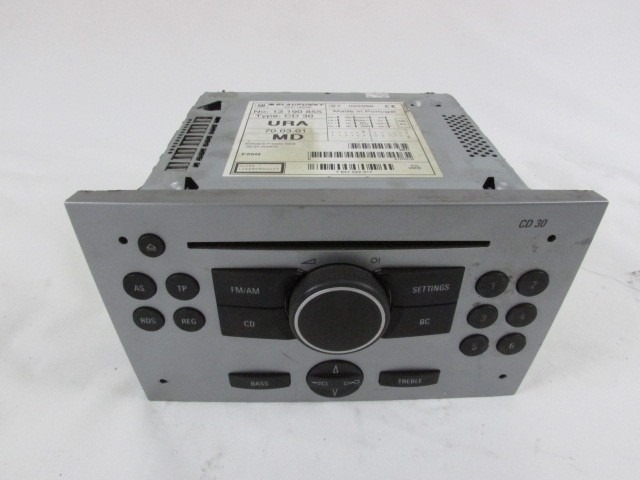 RADIO CD / OJACEVALNIK / IMETNIK HIFI OEM N. 13190855 ORIGINAL REZERVNI DEL OPEL MERIVA A X03 (2003 - 2006) BENZINA LETNIK 2006