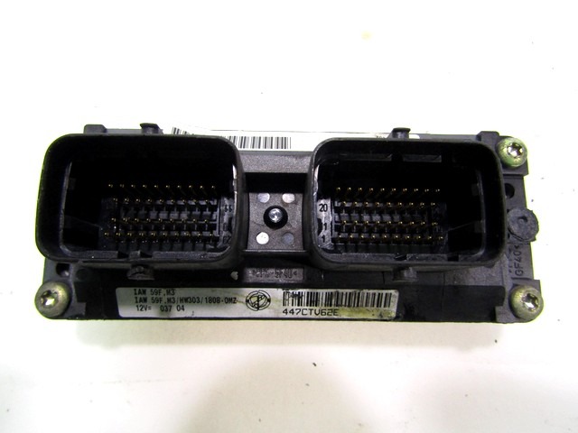 OSNOVNA KRMILNA ENOTA DDE / MODUL ZA VBRIZGAVANJE OEM N. 55181132 ORIGINAL REZERVNI DEL FIAT PUNTO 188 188AX MK2 (1999 - 2003) BENZINA LETNIK 2002