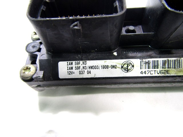OSNOVNA KRMILNA ENOTA DDE / MODUL ZA VBRIZGAVANJE OEM N. 55181132 ORIGINAL REZERVNI DEL FIAT PUNTO 188 188AX MK2 (1999 - 2003) BENZINA LETNIK 2002