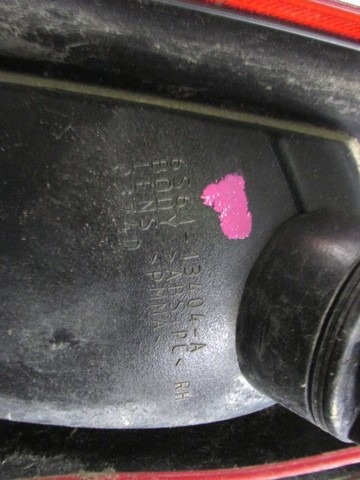 ZADNJI DESNI ZAROMETI OEM N. 6S6113404A ORIGINAL REZERVNI DEL FORD FIESTA JH JD MK5 R (2005 - 2008) BENZINA LETNIK 2006