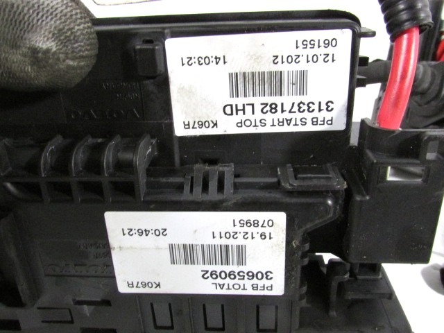 ELEKTRICNA NAPELJAVA OEM N. 31337182 ORIGINAL REZERVNI DEL VOLVO XC60 156 (2008 - 2013)DIESEL LETNIK 2012
