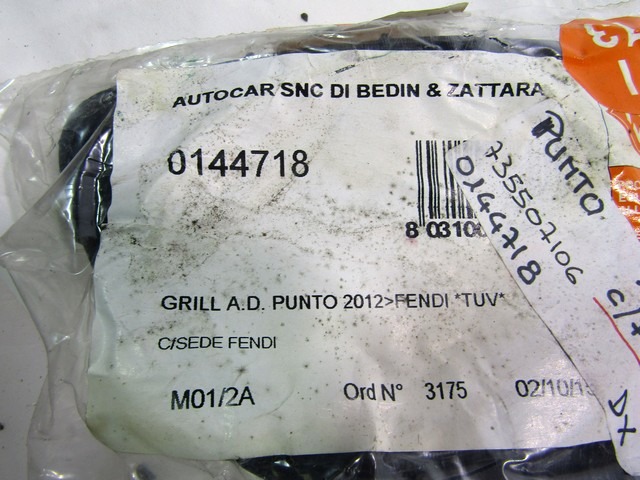 MASKA ODBIJACA OEM N. 144718 ORIGINAL REZERVNI DEL FIAT PUNTO 199 MK3 (2011 - 2017)DIESEL LETNIK 2012