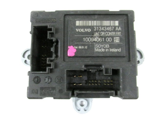 RACUNALNIK VRAT IN STEKEL OEM N. 31343467 ORIGINAL REZERVNI DEL VOLVO XC60 156 (2008 - 2013)DIESEL LETNIK 2012