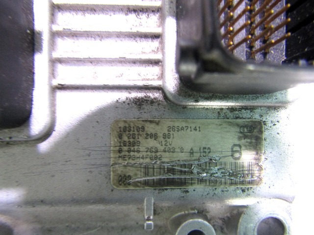 OSNOVNA KRMILNA ENOTA DDE / MODUL ZA VBRIZGAVANJE OEM N. 261206981 ORIGINAL REZERVNI DEL FIAT PUNTO 188 188AX MK2 (1999 - 2003) BENZINA LETNIK 1999