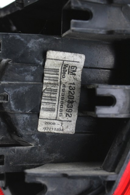 ZADNJI DESNI ZAROMETI OEM N. 13203392 ORIGINAL REZERVNI DEL OPEL MERIVA A X03 (2003 - 2006) DIESEL LETNIK 2005