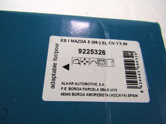 LEVO OGLEDALO OEM N. CC6569180E11 ORIGINAL REZERVNI DEL MAZDA 5 CR19 MK1 (2005 - 2010)BENZINA LETNIK 2005