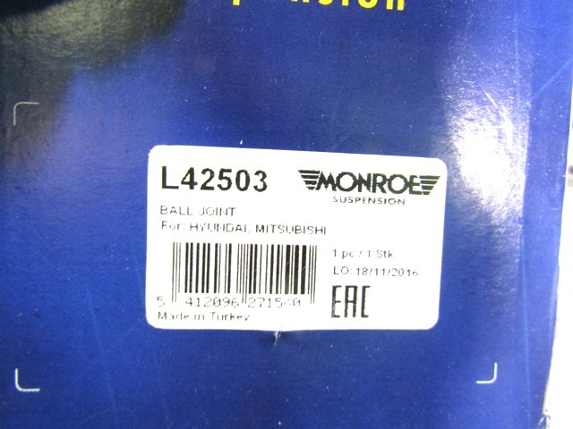 L42503 GIUNTO SFERICO BRACCIO OSCILLANTE MONROE MITSUBISHI PAJERO 2.5 TD RICAMBIO NUOVO