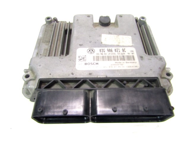 OSNOVNA KRMILNA ENOTA DDE / MODUL ZA VBRIZGAVANJE OEM N. 03G906021QC  ORIGINAL REZERVNI DEL VOLKSWAGEN GOLF PLUS 5M1 521 MK1 (2004 - 2009) DIESEL LETNIK 2007