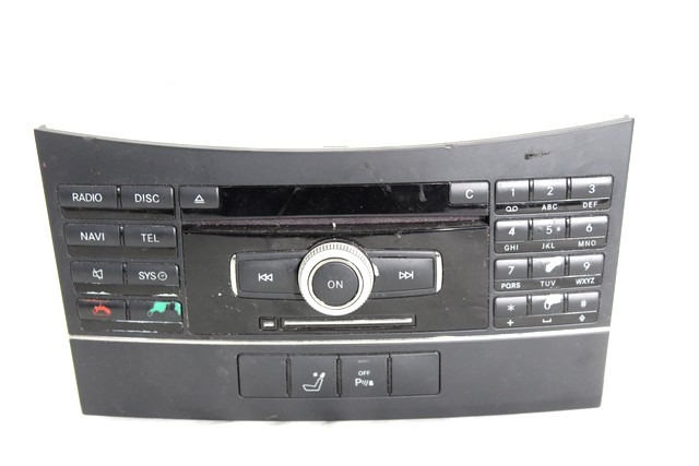 REZERVNI DELI, RADIJSKO-NAVIGACIJSKE NAPRAVE OEM N. A2129008304 ORIGINAL REZERVNI DEL MERCEDES CLASSE E W212 BER/SW (2009 - 2016)DIESEL LETNIK 2010
