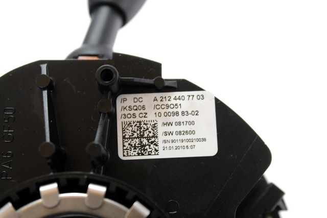 OBVOLANSKO STIKALO OEM N. A2124407703 ORIGINAL REZERVNI DEL MERCEDES CLASSE E W212 BER/SW (2009 - 2016)DIESEL LETNIK 2010
