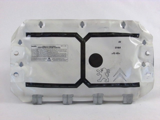 AIRBAG SOPOTNIK OEM N. 9683408580 ORIGINAL REZERVNI DEL PEUGEOT 207 / 207 CC WA WC WD WK (2006 - 05/2009) DIESEL LETNIK 2008