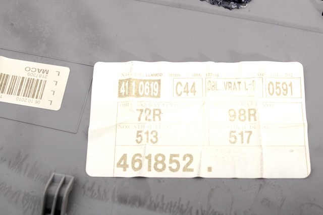 NOTRANJA OBLOGA SPREDNJIH VRAT OEM N. PNASTRNTWINGOCN0MK2BR3P ORIGINAL REZERVNI DEL RENAULT TWINGO CN0 MK2 (09/2006 - 11/2011) BENZINA LETNIK 2010