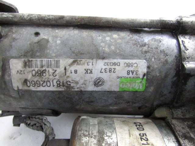 ZAGANJAC MOTORJA  OEM N. 518102660 ORIGINAL REZERVNI DEL FIAT PANDA 169 (2003 - 08/2009) DIESEL LETNIK 2008