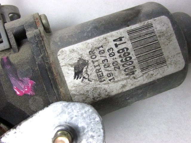 MEHANIZEM DVIGA ZADNJIH STEKEL  OEM N. 10694 SISTEMA ALZACRISTALLO PORTA POSTERIORE ELETT ORIGINAL REZERVNI DEL RENAULT LAGUNA BG0/1 KG0/1 MK2 BER/SW (11/2000 - 12/2004) BENZINA LETNIK 2001