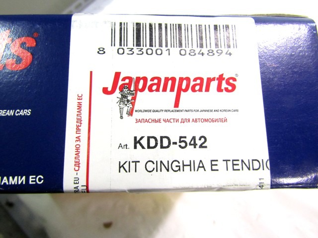 KDD-542 KIT CINGHIA DENTATA DISTRIBUZIONE CON TENDICINGHIA JAPANPARTS MITSUBISHI PAJERO 3.5 V6 24V 153 KW RICAMBIO NUOVO