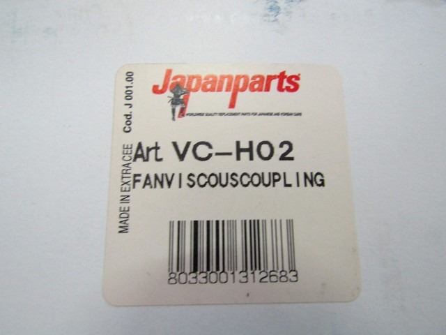 VC-H02 GIUNTO VISCOSO VENTOLA MOTORE JAPANPARTS HYUNDAI H-1 2.5 TD 59KW RICAMBIO NUOVO