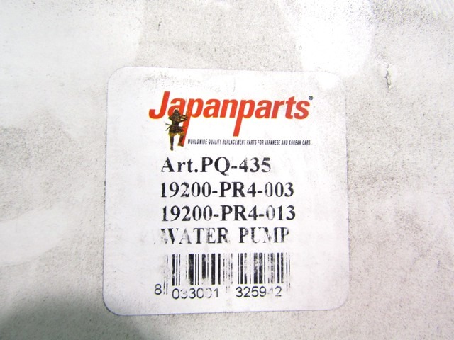 VODNA CRPALKA  OEM N. 19200-PR4-003 ORIGINAL REZERVNI DEL HONDA CIVIC EK MA MB EJ EM1 MK6 (10/1995 - 2001)BENZINA LETNIK 1996