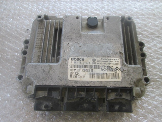 PEUGEOT 206 CC 1600 80KW 9HZ 5M DIESEL RICAMBIO CENTRALINA INIEZIONE MOTORE 0281011628 656 9653958980 1039S10351 RBCMMDEDC16C34CEM00 EDC16C34 9659823980 8510990841 