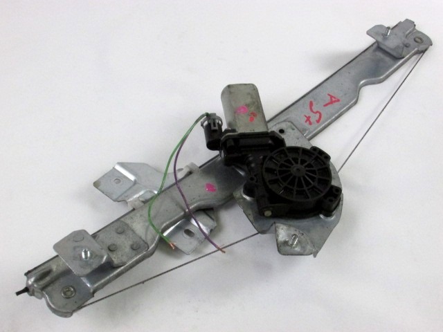 MEHANIZEM DVIGA SPREDNJIH STEKEL  OEM N. 27576 SISTEMA ALZACRISTALLO PORTA ANTERIORE ELETTR ORIGINAL REZERVNI DEL DACIA SANDERO MK1 (2008 - 2012) BENZINA/GPL LETNIK 2009