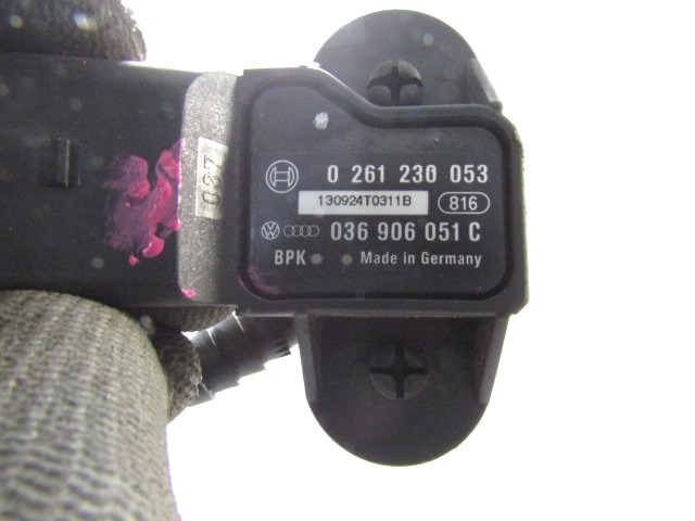 TLAK IZPUSNIH PLINOV SENZORJA OEM N. 036906051C ORIGINAL REZERVNI DEL LAMBORGHINI AVENTADOR LP700-4 (2011 - 2016)BENZINA LETNIK 2011