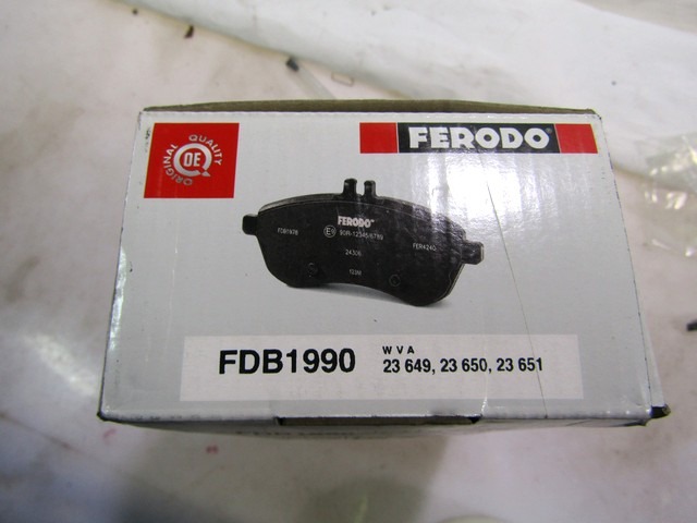 FDB1990 KIT PASTIGLIE FRENO ANTERIORI FERODO KIA PREGIO 2.5 TCI 69 KW RICAMBIO NUOVO