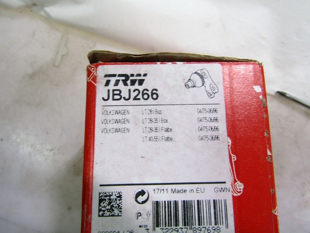 JBJ266 BOCCOLA GIUNTO SFERICO BRACCIO OSCILLANTE ANTERIORE DESTRO O SINISTRO VOLKSWAGEN LT 2.0 RICAMBIO NUOVO