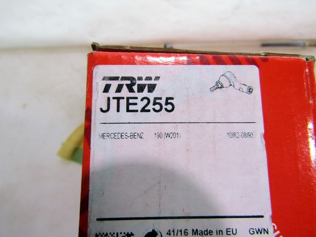 JTE255 TESTINA TIRANTE SCATOLA STERZO TRW MERCEDES CLASSE 190 W201 2.0 B RICAMBIO NUOVO