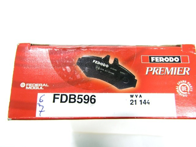 FDB596 KIT PASTIGLIE FRENO POSTERIORI FERODO ALFA ROMEO 164 2.0 102 KW RICAMBIO NUOVO