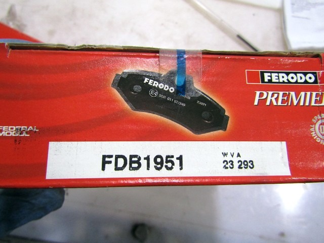 FDB1951 KIT PASTIGLIE FRENO ANTERIORI FERODO JAGUAR XK8 4.0 B 216KW RICAMBIO NUOVO