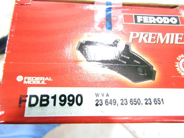 FDB1990 KIT PASTIGLIE FRENO ANTERIORI FERODO KIA PREGIO 2.5 TCI 69 KW RICAMBIO NUOVO